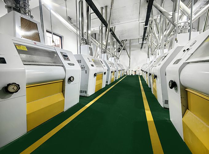 Usine intelligente de transformation de farine de blé